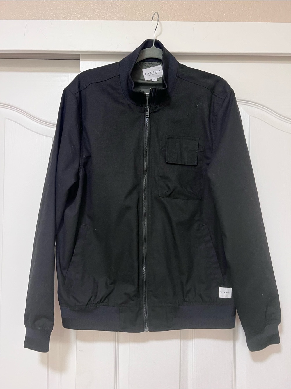 Five Four Black Men's Full-Zip Jacket - Med - Like New
